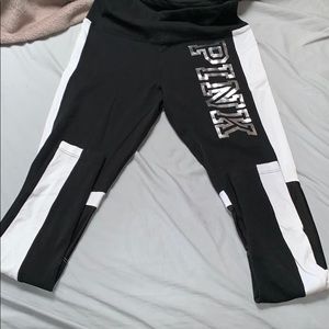 PINK HIGH WAISTED YOGA LEGGINGS